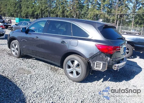 2015 Acura Mdx from USA, damaged, VIN 5FRYD4H20FB005468